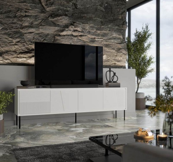 ABI TV stand mat white/ mat white