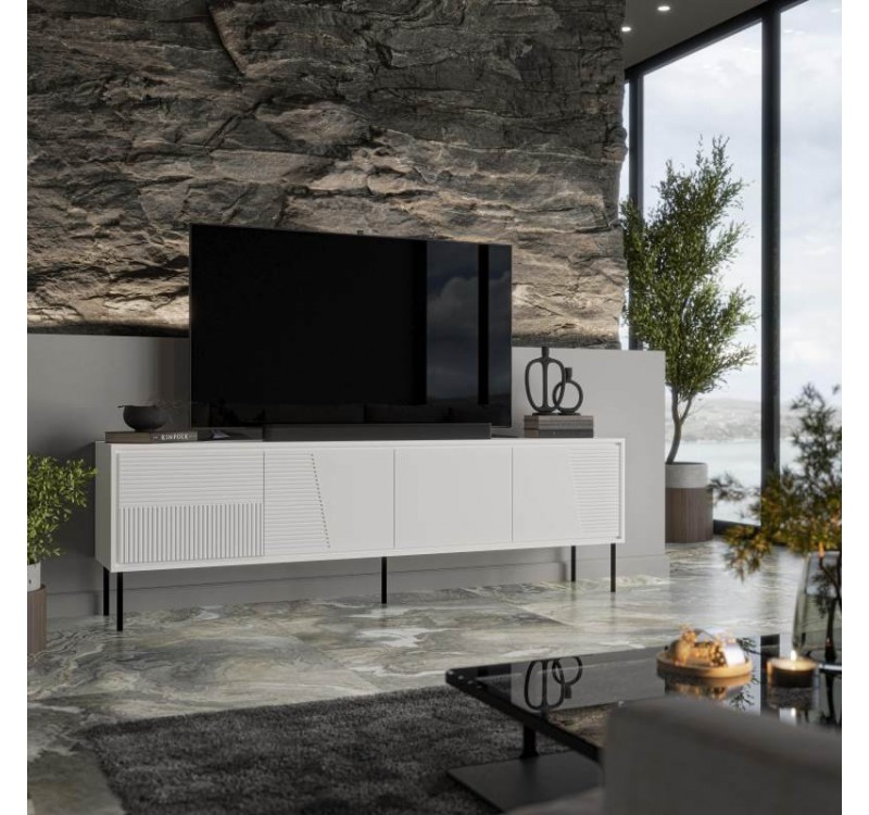 ABI TV stand mat white/ mat white