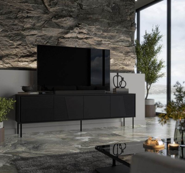 ABI TV stand mat black/ mat black