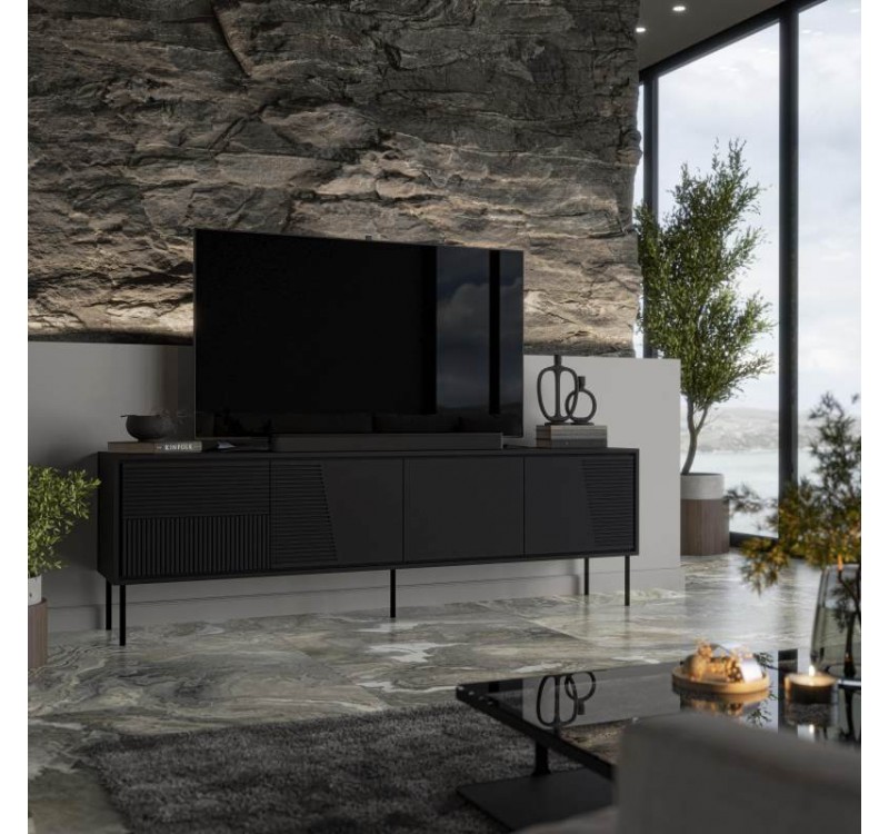 ABI TV stand mat black/ mat black