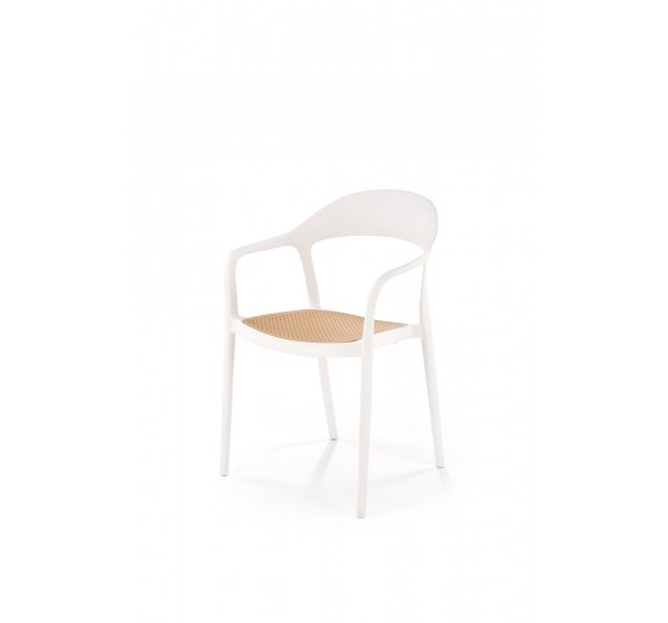 K530 chair white / brown