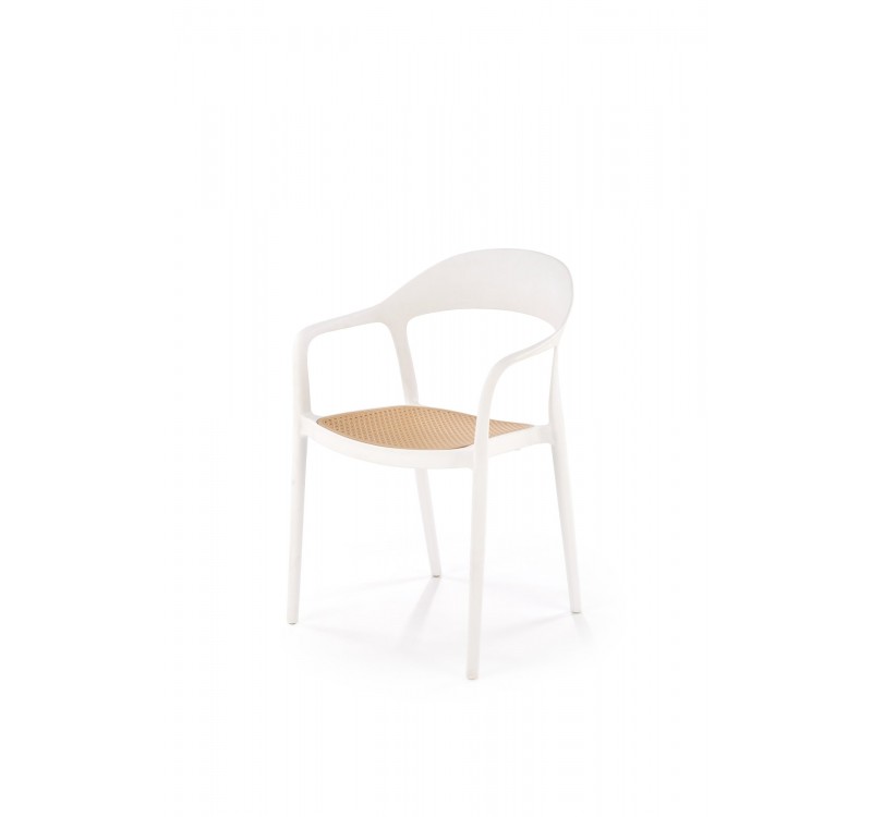K530 chair white / brown