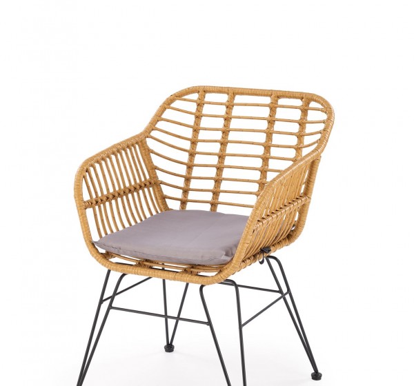 K541 chair, natural / black / grey