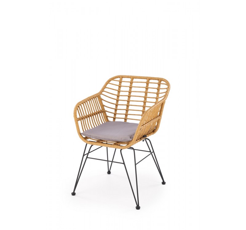 K541 chair, natural / black / grey