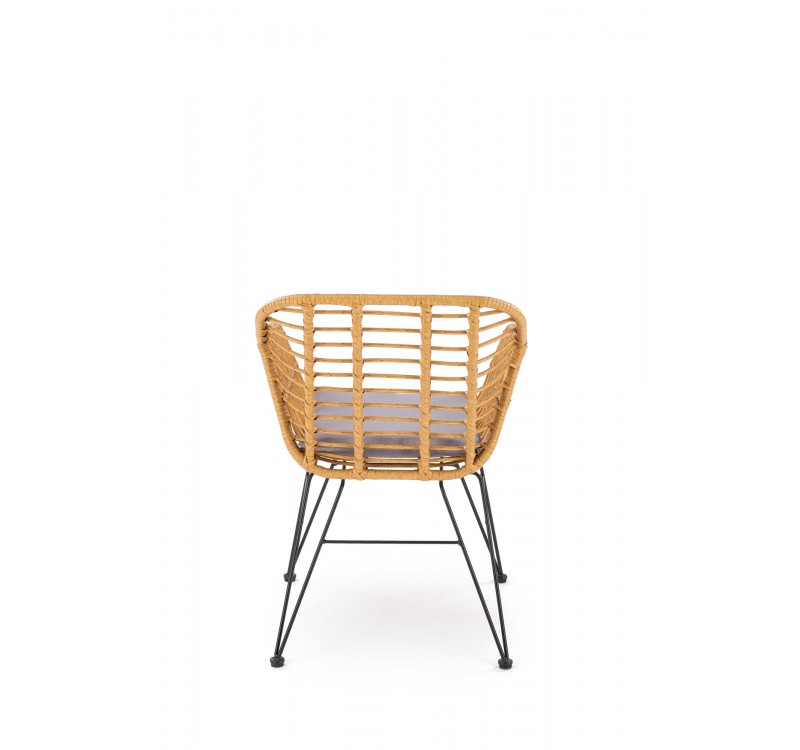 K541 chair, natural / black / grey