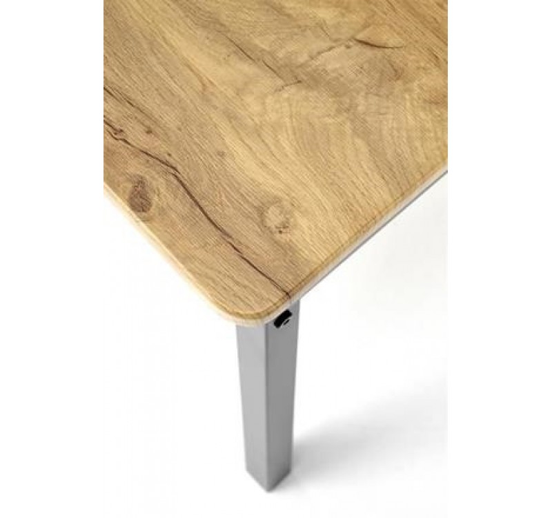 MILTON table + 4 chairs color: natural / black