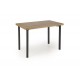 MILTON table + 4 chairs color: natural / black