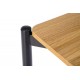 NANDO table + 2 chairs color: natural / black