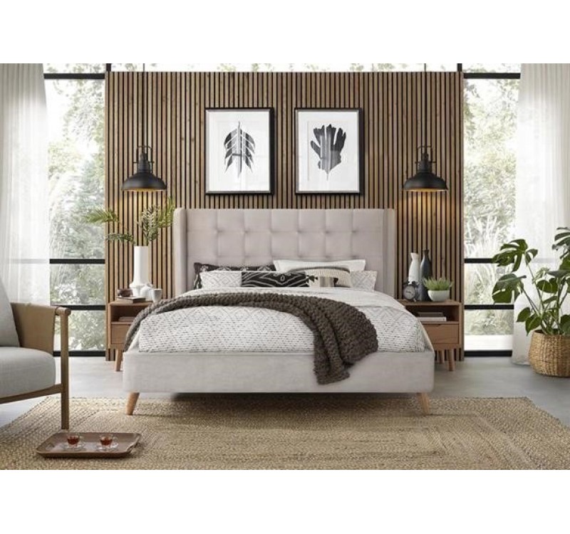 ESTELLA  160 cm bed beige