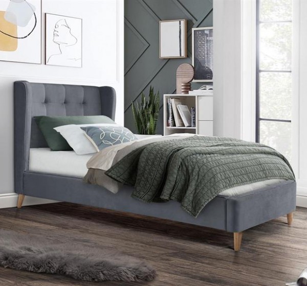 ESTELLA  90 cm bed grey