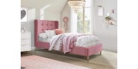 ESTELLA  90 cm bed pink