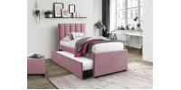 RUSSO 90 cm bed pink