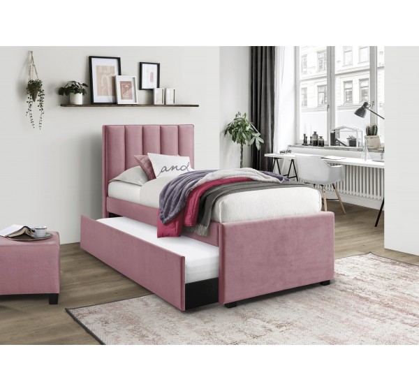 RUSSO 90 cm bed pink
