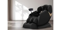 SOLARIA massage chair / heating function / colors: black / gold