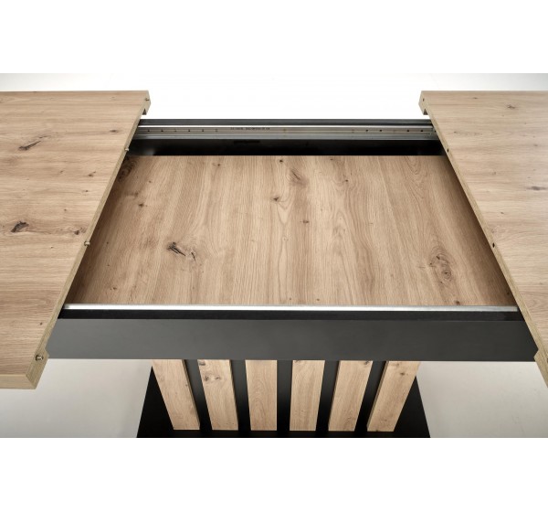 LAMELLO extension table, artisan oak / black