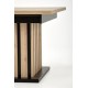 LAMELLO extension table, artisan oak / black