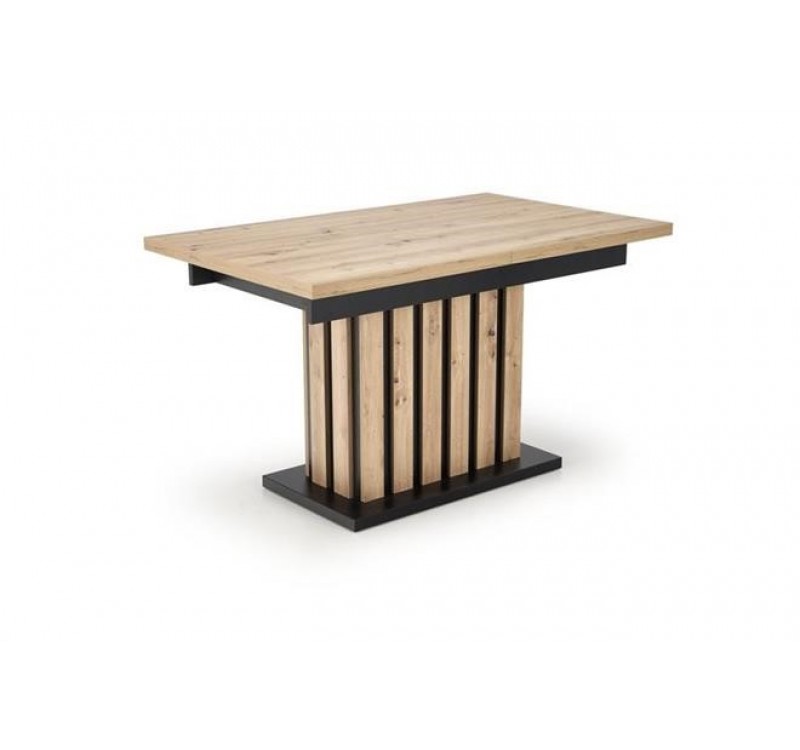 LAMELLO extension table, artisan oak / black