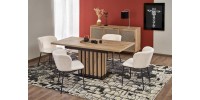 LAMELLO extension table, artisan oak / black