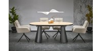 GIACOMO table natural/black