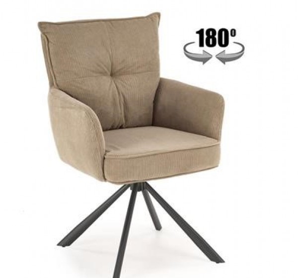 K528 chair, cappuccino