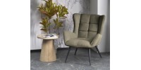 BYRON leisure chair, olive