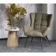 BYRON leisure chair, olive