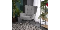 BYRON leisure chair, grey