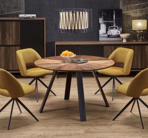 DANILO table walnut/black