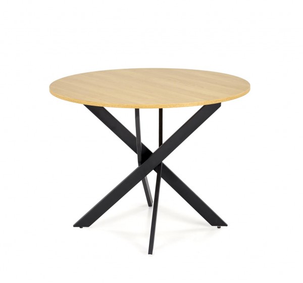EDGAR table, top - golden oak, legs - black