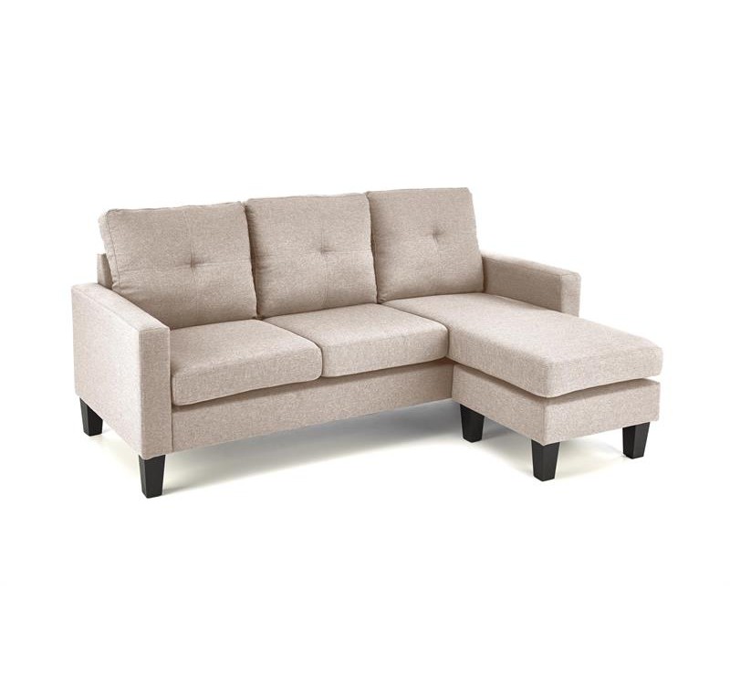 GERSON sofa with ottoman, color: beige