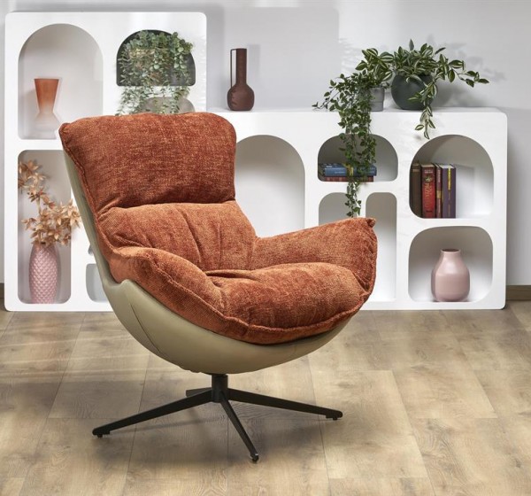 LOBSTER leisure chair color: cinnamon