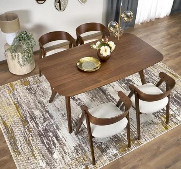 MIGUEL table walnut / walnut