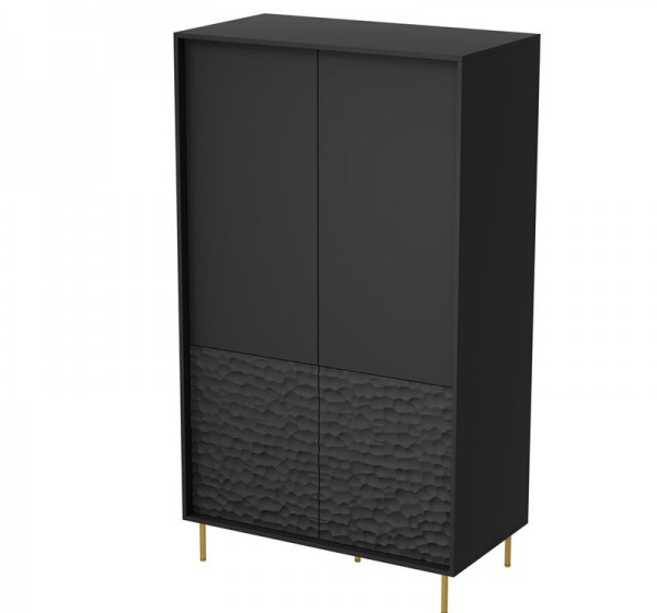 BULLET S-1 wardrobe, black / gold