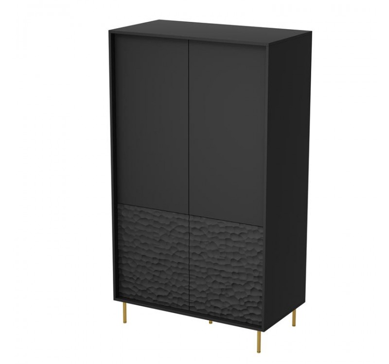 BULLET S-1 wardrobe, black / gold