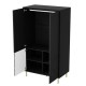 BULLET S-1 wardrobe, black / gold