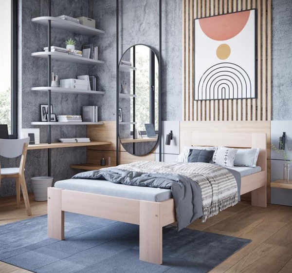 MATILDA 90 bed, color: natural