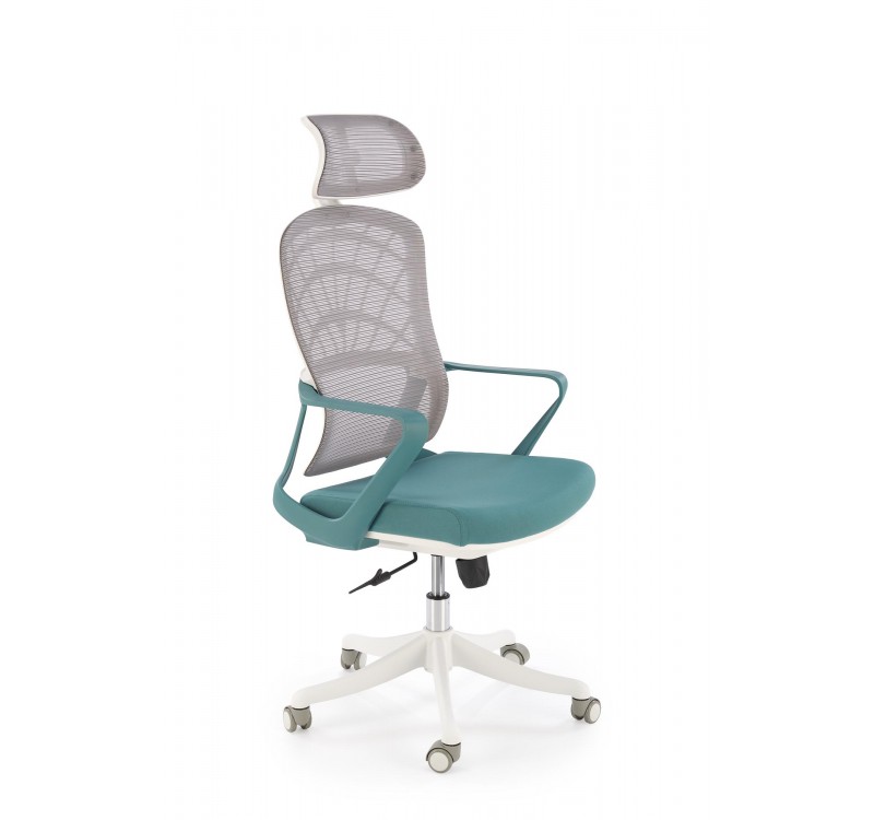 VESUVIO 2 office chair, turquoise / white