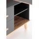 SERGIO XL, desk, anthracite matt - wotan oak