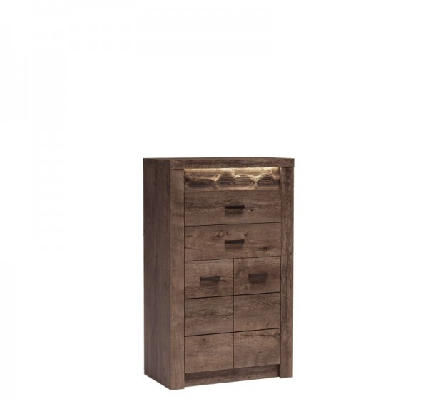 INDIANAPOLIS chest of drawers I6 dark ash tree