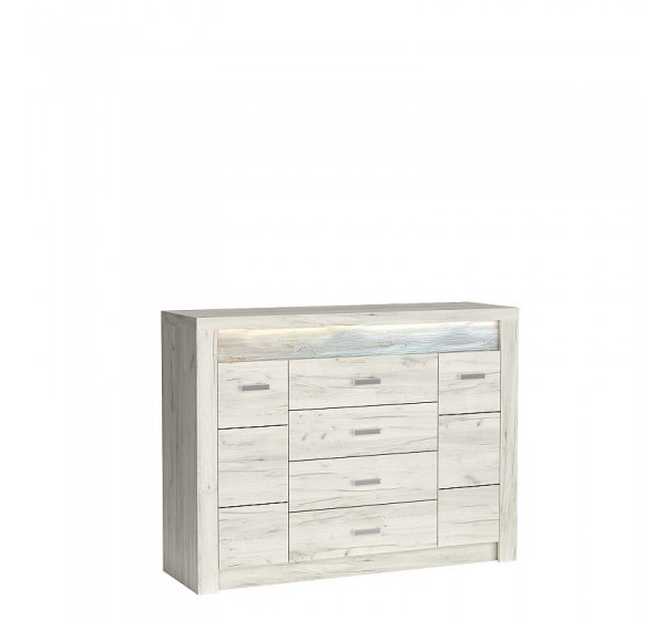 INDIANAPOLIS chest of drawers I7 kratf white