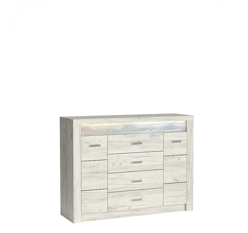 INDIANAPOLIS chest of drawers I7 kratf white