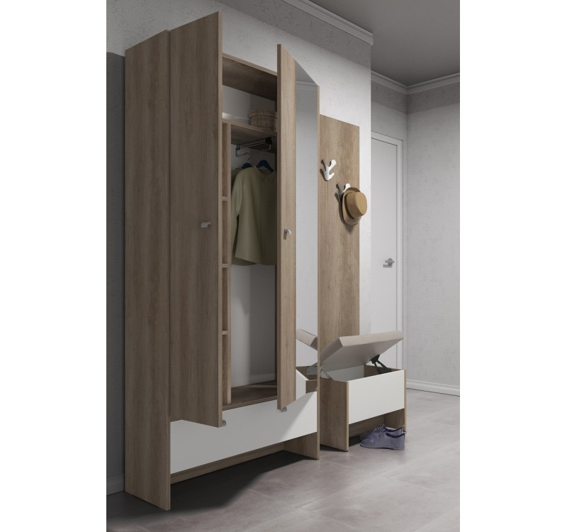 Σύνθεση εισόδου ξύλινο ANTRE 1 160x196x39 DIOMMI 42-009