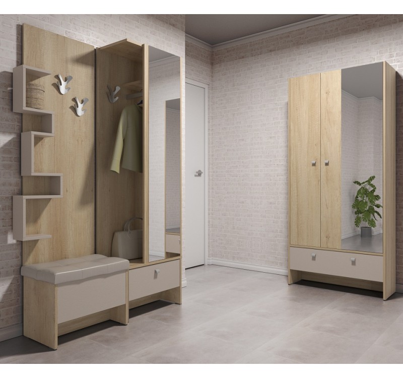 Σύνθεση εισόδου ξύλινο ANTRE 4 205x196x39 DIOMMI 42-012