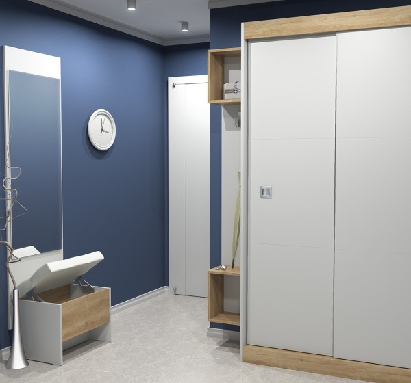 Σύνθεση εισόδου ξύλινο ARTSTIN 2 205x211x41 DIOMMI 42-017