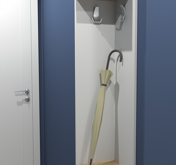 Σύνθεση εισόδου ξύλινο ARTSTIN 2 205x211x41 DIOMMI 42-017