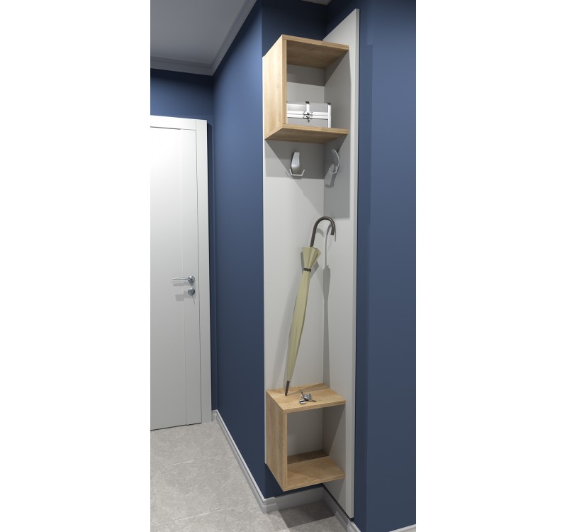 Σύνθεση εισόδου ξύλινο ARTSTIN 2 205x211x41 DIOMMI 42-017