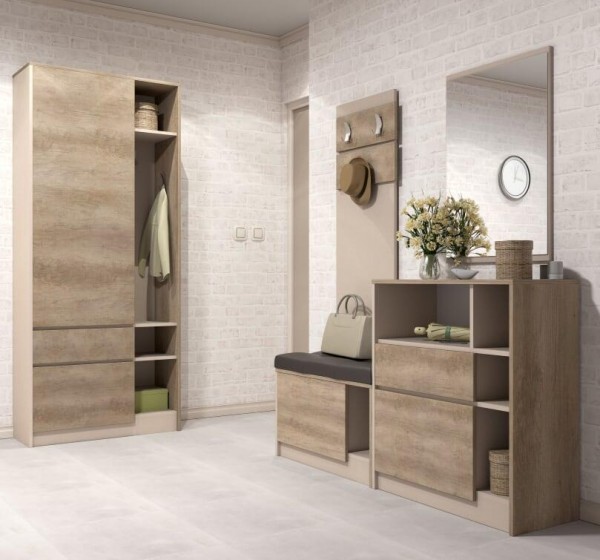 Σύνθεση εισόδου ξύλινο PANDORA 2 250х211х37 DIOMMI 42-020