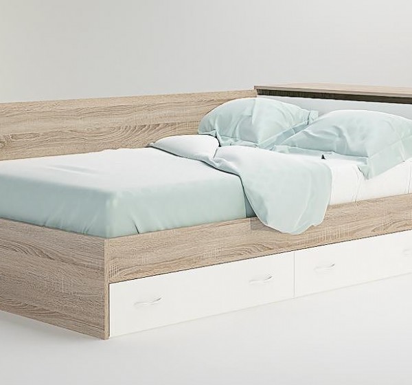 Σετ κρεβατοκάμαρας Andrea με μπουντουάρ 120x190 DIOMMI 33-075