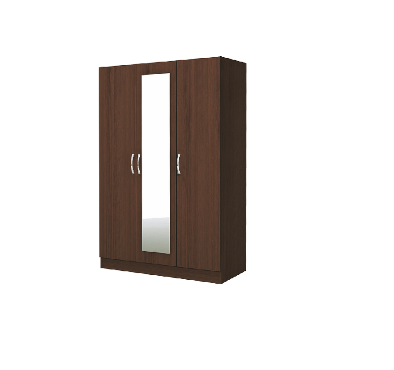 Τρίφυλλη ντουλάπα με καθρέφτη Apolo3 120x52x181 DIOMMI 33-136
