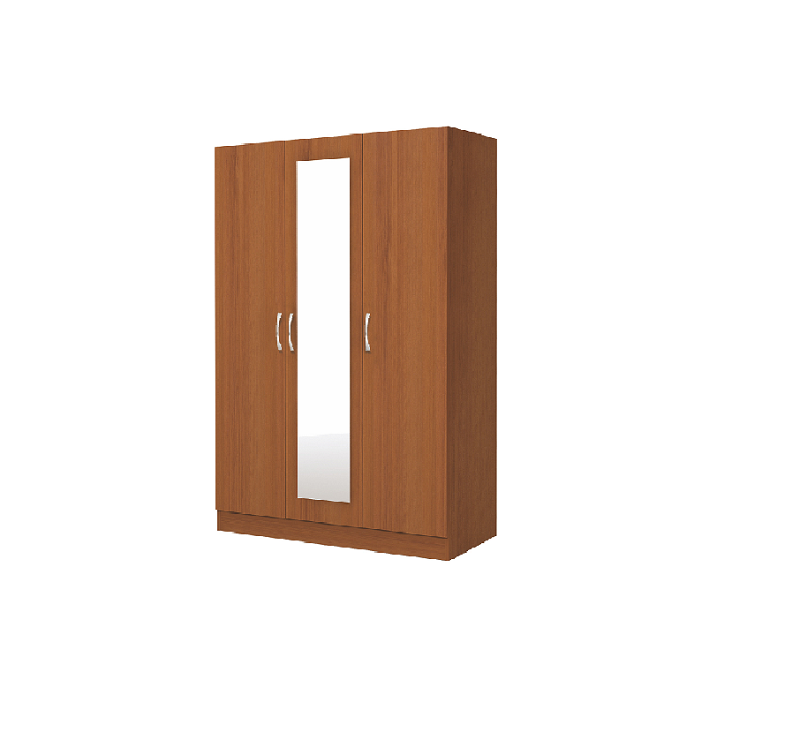 Τρίφυλλη ντουλάπα με καθρέφτη Apolo3 120x52x181 DIOMMI 33-136